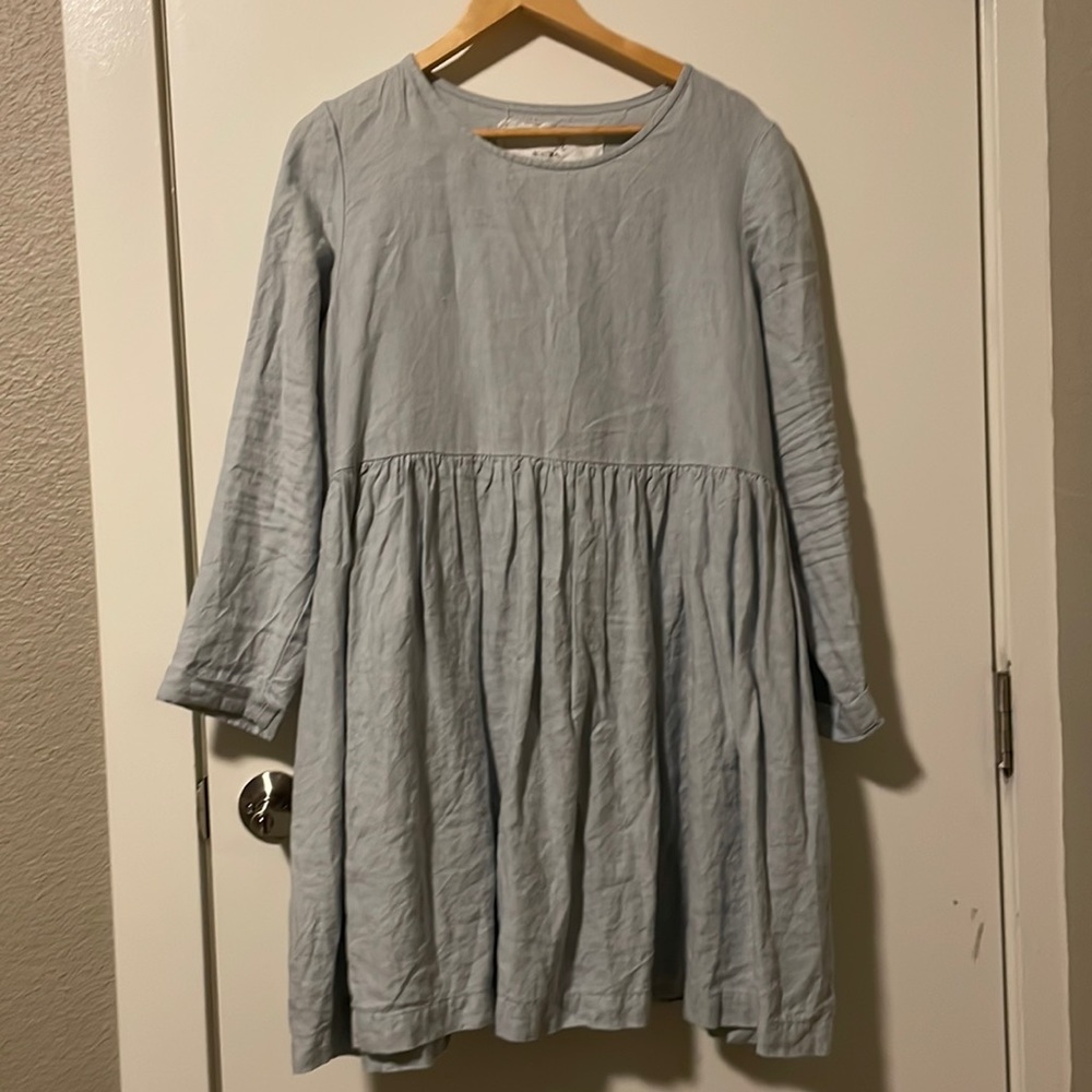 notPERFECTLINEN EMILIE dress with long sleeves